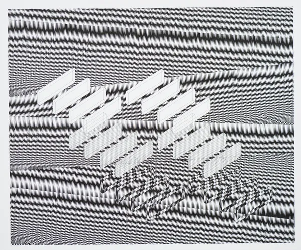 Rachel Duckhouse Vatersay Fank III, 2020 Pen and ink drawing 44 x 52 cm