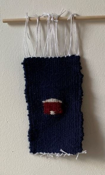 Madeline Howden Going Home I, 2024 Wool, wood Approximately 20 x 10 cm