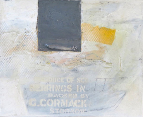 Will Maclean RSA Dawn Passage / Loch Shell, 2019 Mixed media on board 32 x 38 x 5 cm