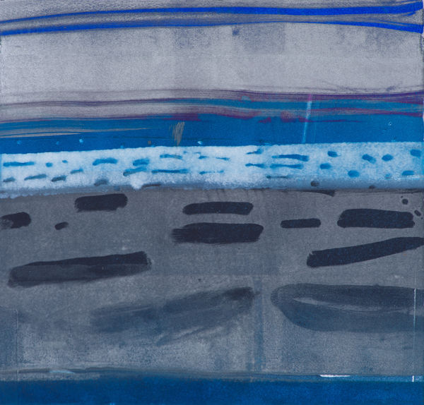 Barbara Rae RSA, Peel Sound – Ice 5