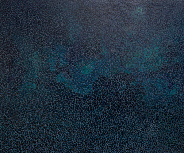Samantha Clark Moonless, 2024 Acrylic on cradled board 51 x 61 cm