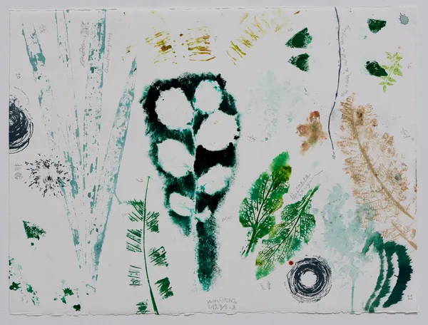 Katie Downie, Helen Goodwin, Ju Hongshen and Xu Yun Collaboration II Mixed media on paper 57 x 78 cm