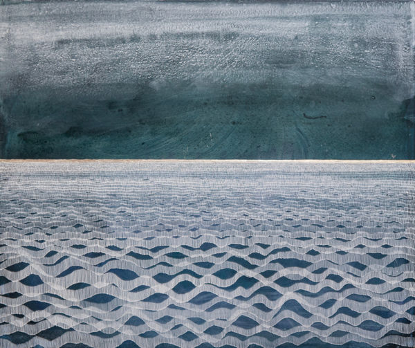 Samantha Clark Frequency, 2024 Acrylic on cradled board 51 x 61 cm