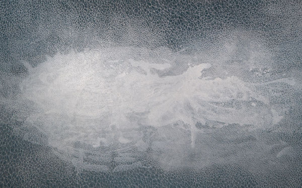 Samantha Clark Wave Cloud Breath, 2024 Acrylic on aluminium panel 110 x 180 x 2 cm