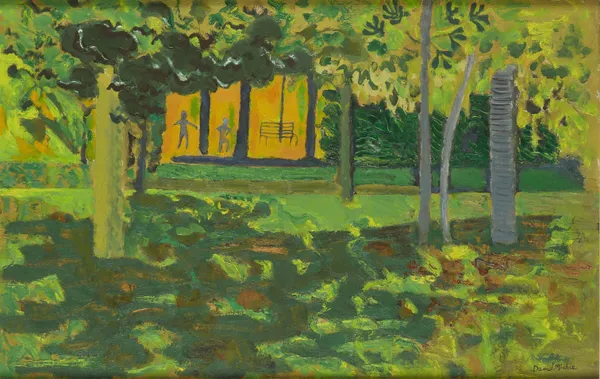 David Michie RSA, Sunlight in the Park, 1960s