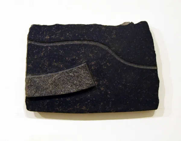 Jake Harvey RSA Dyke and River, 2022 Basalt 28 x 19 x 5 cm