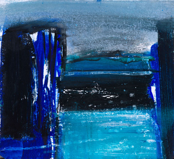 Barbara Rae RSA, Dark Entrance - Jacobshavn, 2016