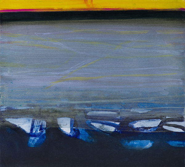 Barbara Rae RSA, Ice Pack – Peel Sound, 2017