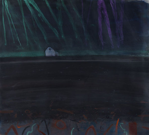 Barbara Rae RSA, Port Leopold - Winter Hut, 2017