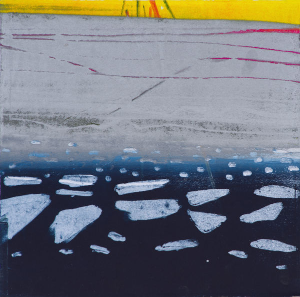 Barbara Rae RSA, Peel Sound – Ice 4