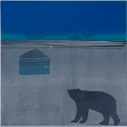 Barbara Rae RSA, Hudson's Bay Company Hut, 2017