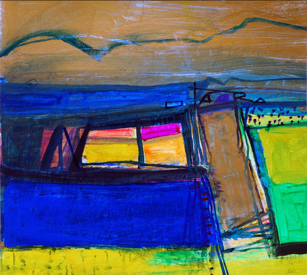 Barbara Rae RSA, Road to Yesnaby