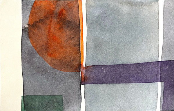 Gareth Fisher PRSA The Alessandria Series 10, 2000-01 Watercolour on paper 10 x 15 cm