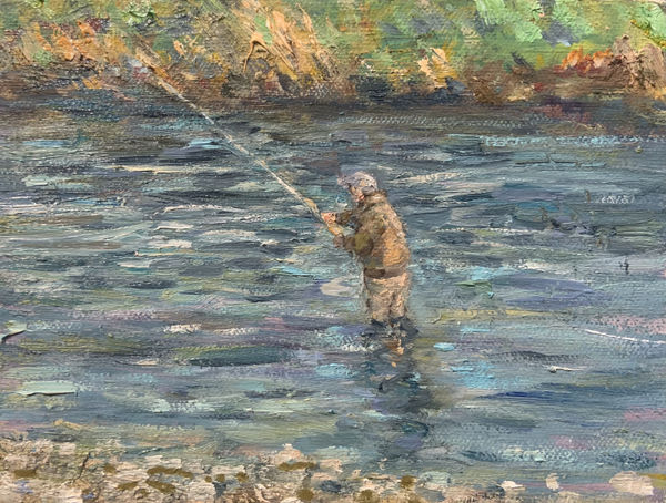 Henry Kondracki RSA River, 2025 Oil on canvas 15 x 20 cm