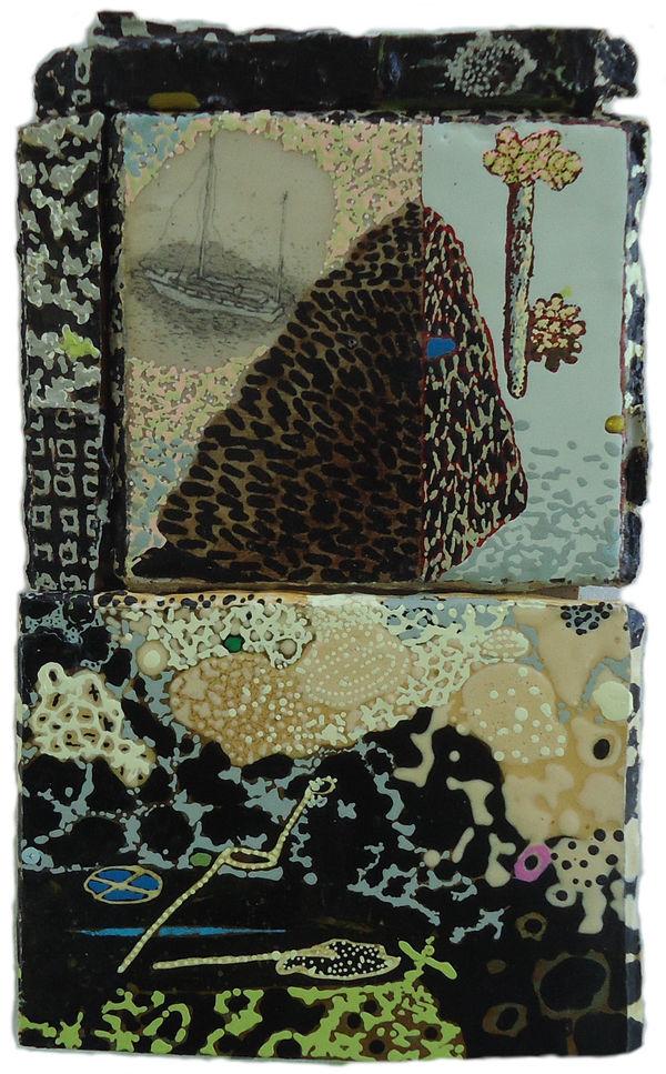 Lennox Dunbar RSA Lewis Return Mixed media 38 x 45 cm