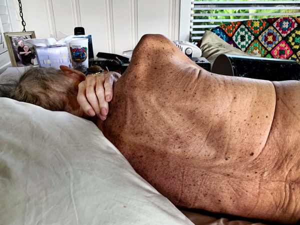 Denise DeLaunay-Wood Dad’s Back, 2020 Photographic print - Dibond lustre 15 x 21 cm