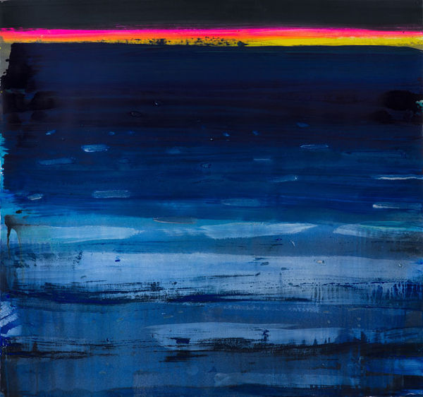 Barbara Rae RSA, Sea Ice - Peel Sound, 2017