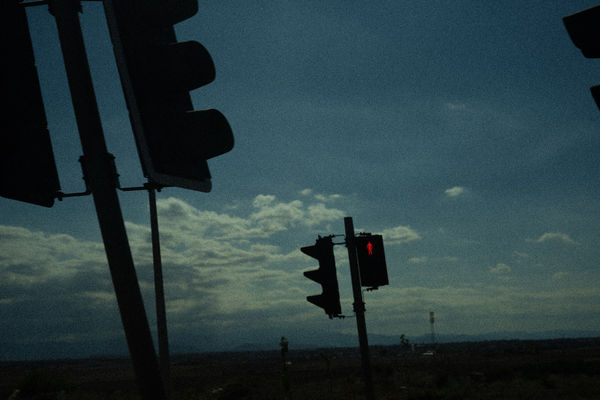 Konstantinos Irakleous A Red Man Standing in the Blue Sky, 2021 Photograph on a semi-gloss paper Image: 12.5 x 19 cm Frame: 22 x 31.5 cm Edition of 5
