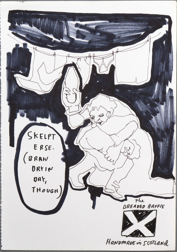 Alan Grieve Work on Paper 6 Pen on paper Approximately 12 x 18 cm