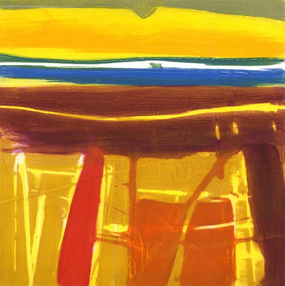 Barbara Rae RSA, New Fence