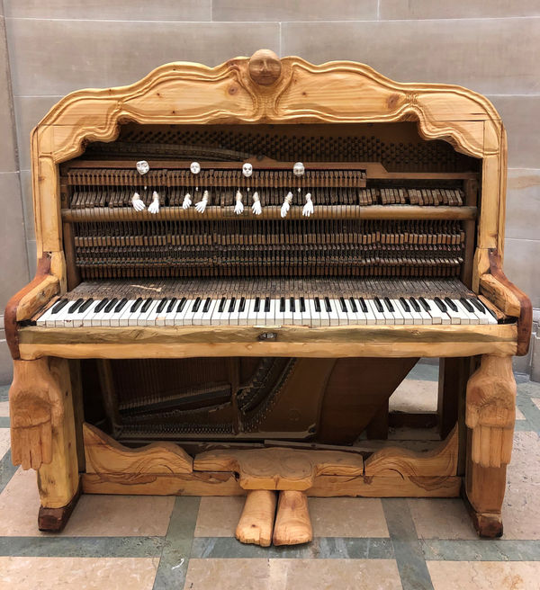 Jack Ire I’ll have these players play Mixed media sculpture 140 x 60 x 110 cm