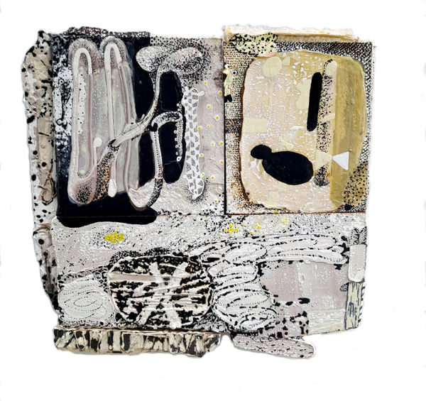 Lennox Dunbar RSA Sudden Wave, 2025 Mixed media painting 90 x 90 cm