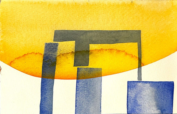Gareth Fisher PRSA The Alessandria Series 42, 2000-01 Watercolour on paper 10 x 15 cm