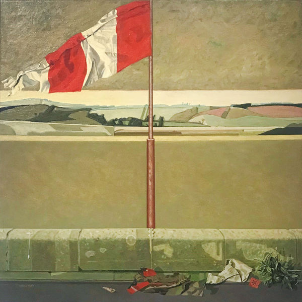 Kirkland Main RSA Shore-line, c. 1976 Oil on canvas 101 x 101 cm