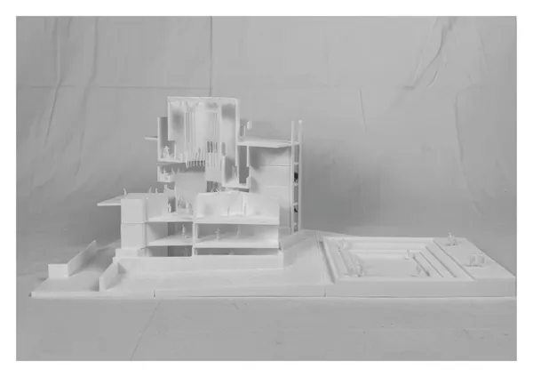 Theodora Sideri Circle of Voices: The Chambers, 2025 3d printed model 25 x 34 x 60 cm