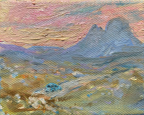 Henry Kondracki RSA VW Beetle Summer Holiday, 2025 Oil on canvas 8 x 10 cm