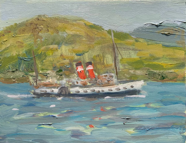 Henry Kondracki RSA Paddle Steamer, 2025 Oil on canvas 20 x 25 cm