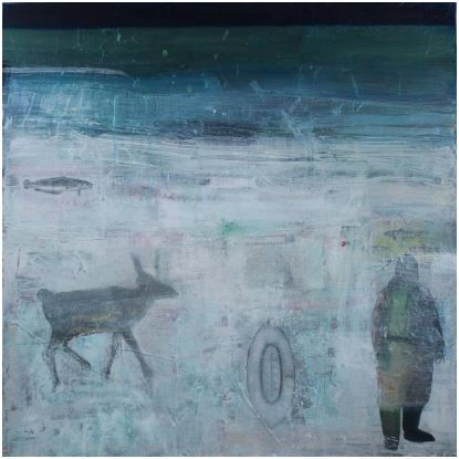 Barbara Rae RSA, Ice Tracks, 2017