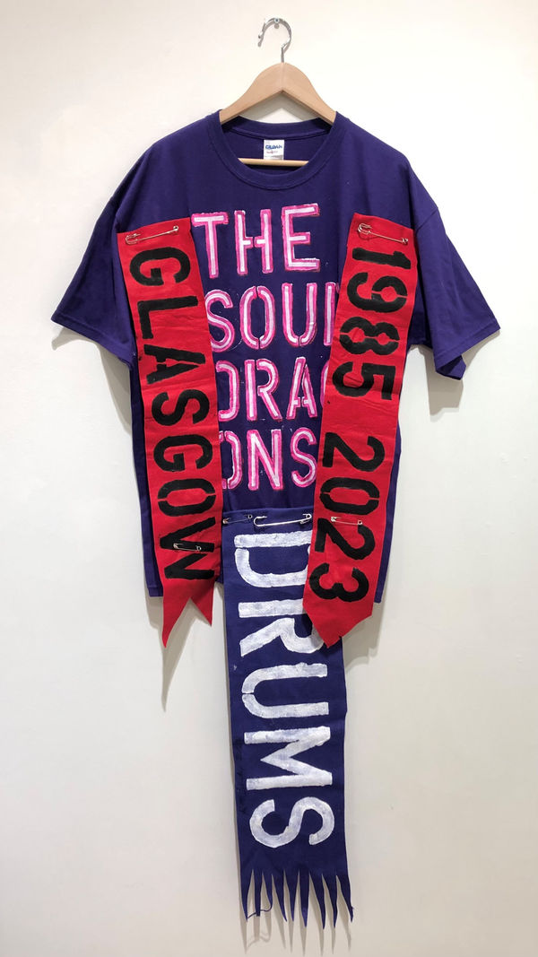 The Drummers Arms (Part One, Autumn Tour 2023) 6 – Glasgow Drums (T Shirt Paintings Series 1993 –)