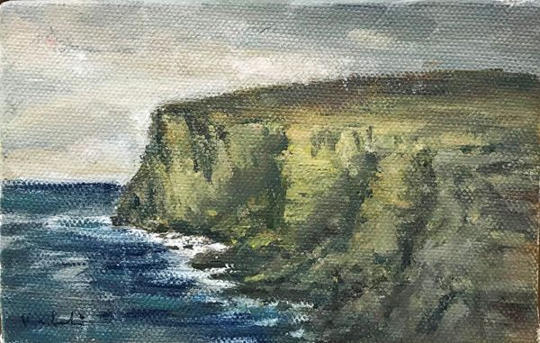 Henry Kondracki RSA Trotternish, Skye, 2020 Oil on canvas 13 x 18 cm