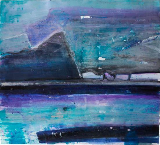 Barbara Rae RSA, Dark Berg, 2015