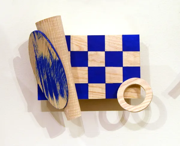 Doug Cocker RSA First Variations 17 Painted ash wood Approx. 20 x 18 x 6 cm