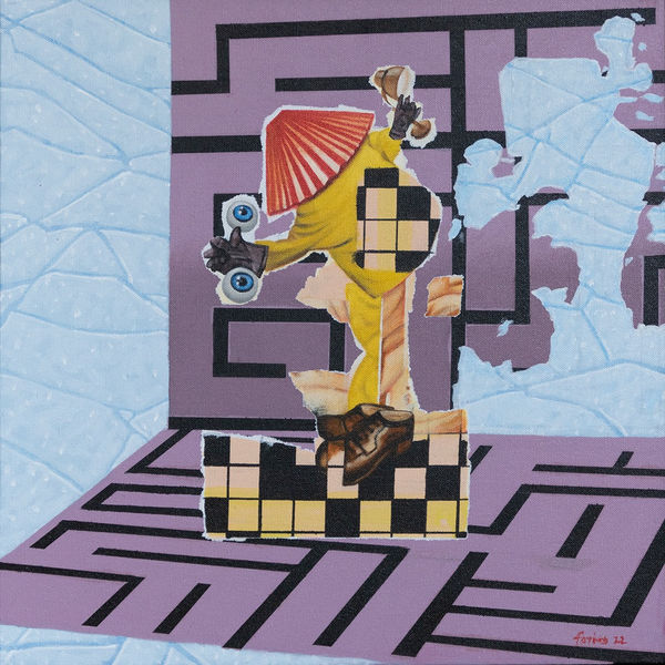 Ronald Forbes RSA, Everyman: Searcher Variation: Maze With Void, 2022