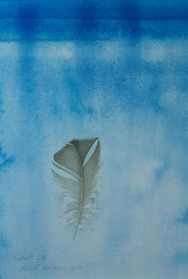 Eileen Lawrence RSA, Cobalt Sky, 2021