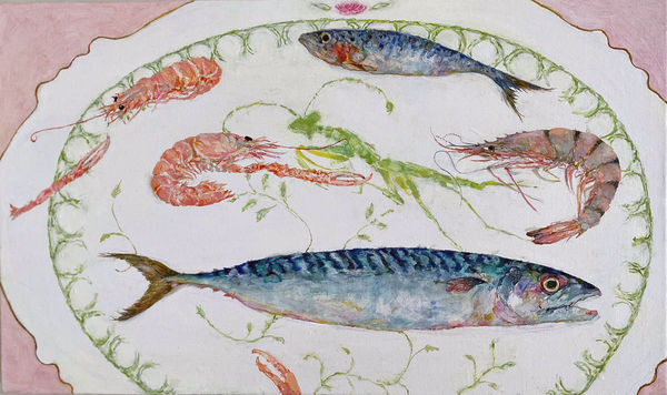 Jennifer McRae RSA, Fish Platter
