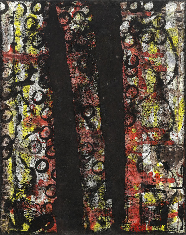 George Macpherson RSA Wind Flaucht, 2007 Acrylic on canvas Image: 50 x 40 cm Frame: 63 x 53 cm