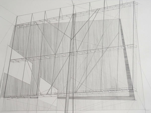 Bronwen Sleigh RSA Mobutu Road, 2016 Pencil on paper Unframed: 33 x 44 cm Framed: 44 x 55 cm