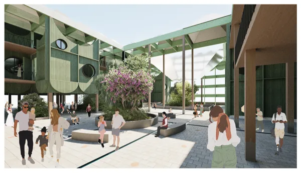 Dhanush Reddy Raja The gallery of views, 2025 Digital drawing on paper 43.5 x 25 cm