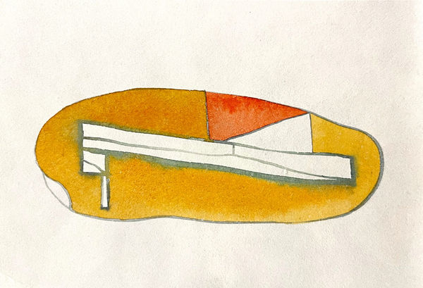 Gareth Fisher PRSA The Alessandria Series 32, 2000-01 Watercolour on paper 10 x 15 cm