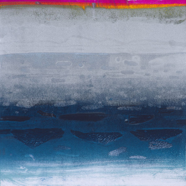 Barbara Rae RSA, Peel Sound – Ice 2