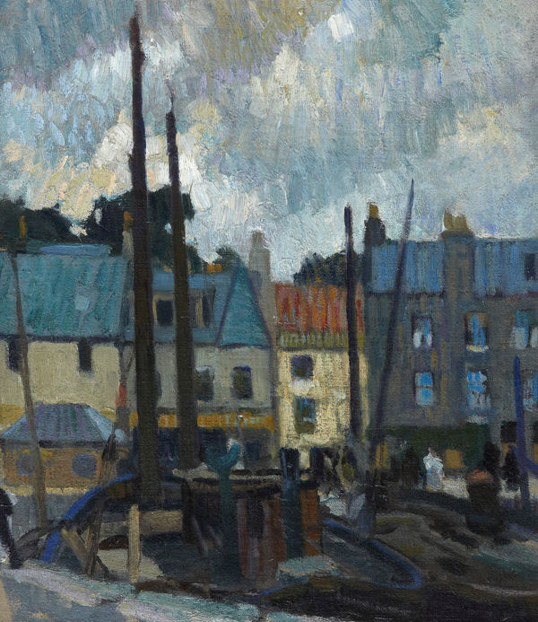 William Gillies RSA Anstruther, 1922-23 oil on canvas 38.5 x 33.5cm (sight size)
