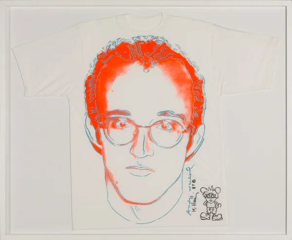 Andy Warhol, Keith Haring T-shirt, ca. 1980