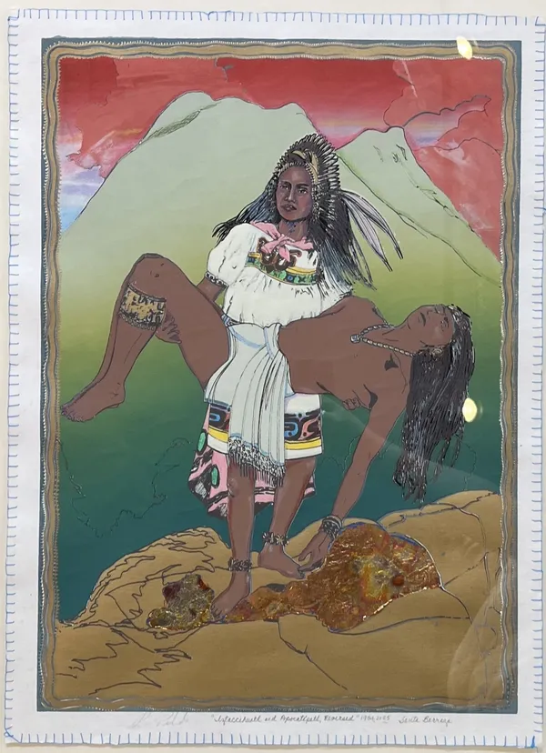 Iztaccihuatl and Popocatépetl, Reversed