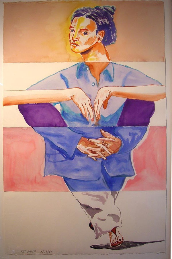 Ray Smith Cadavre Exquis, 1998 Watercolor on paper 40.5 x 25.5"