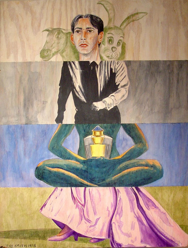 Ray Smith Richard, 1998 Oil on wood 32 x 24"