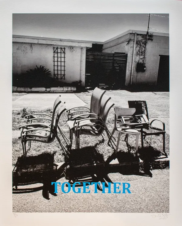 Ethel Shipton Together, 2025 Signed & dated recto Screenprint 24 x 19.75 in 61 x 50.2 cm Edition of 20 (Edition record)